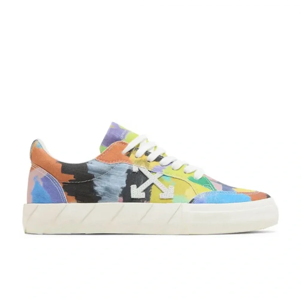 Off White Paint Splatter Sneakers… - Picture 3 of 14